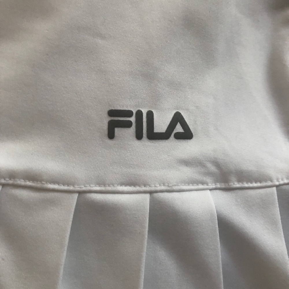 FILA White Pleated Skort Size Large NWOT - Picture 6 of 11